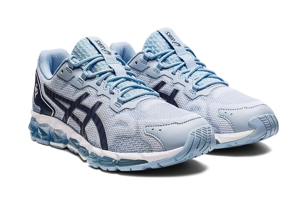NNEKG Womens Gel Quantum 360 6 Running Shoe (Thunder Blue Whisper Green Size 7.5 US)