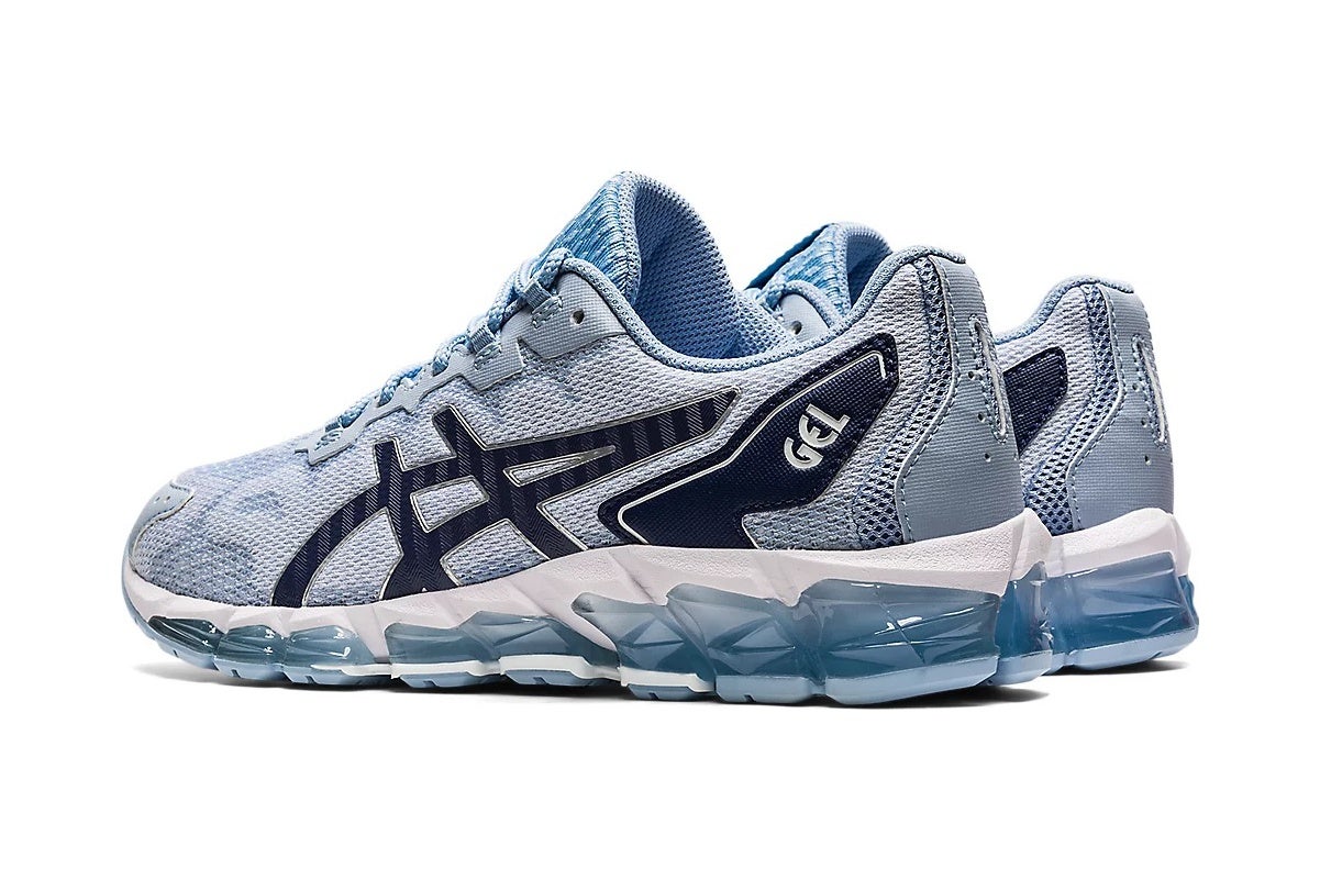NNEKG Womens Gel Quantum 360 6 Running Shoe (Thunder Blue Whisper Green Size 7.5 US)