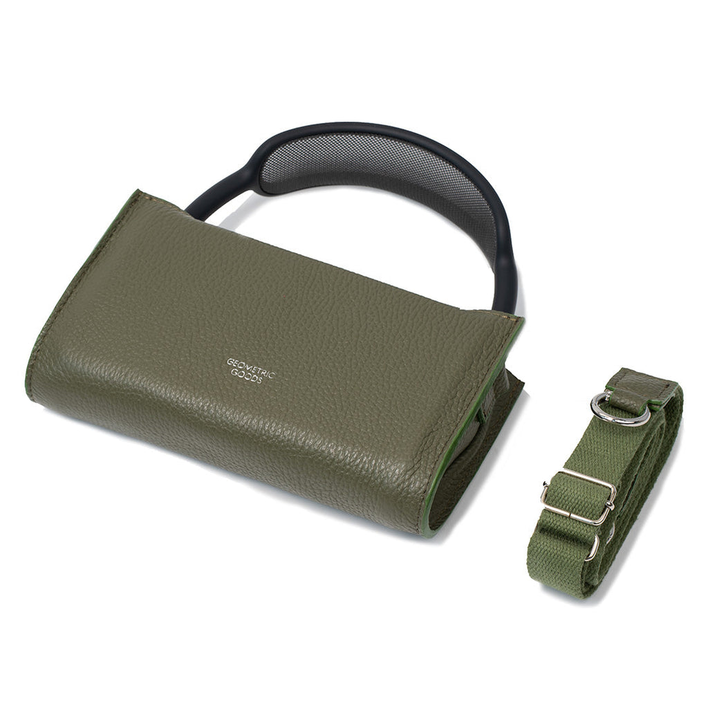 Leather Case for AirPods Max - The Minimalist 3.0 (Olive Green)