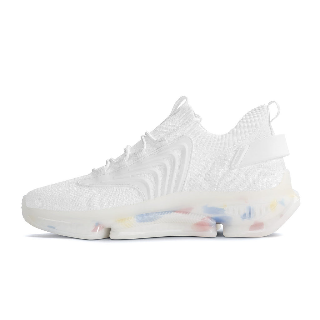 White Air-Cushion Sneakers