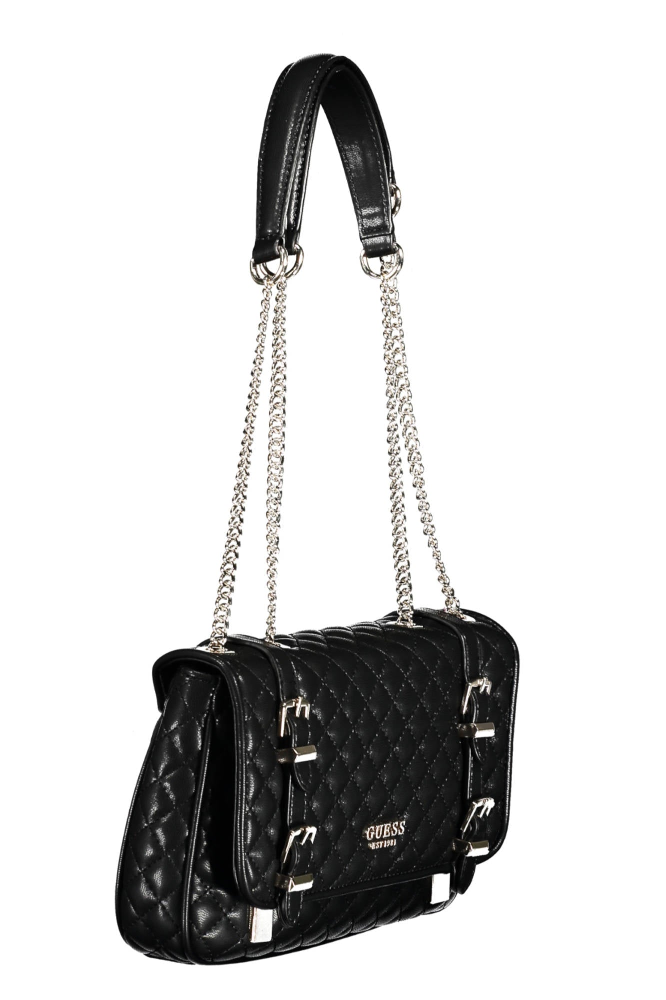 GUESS JEANS BLACK WOMEN'S BAG