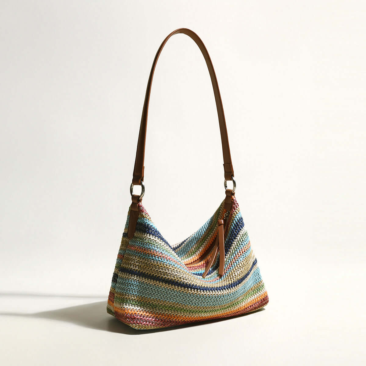 Rainbow Boho Shoulder Bag
