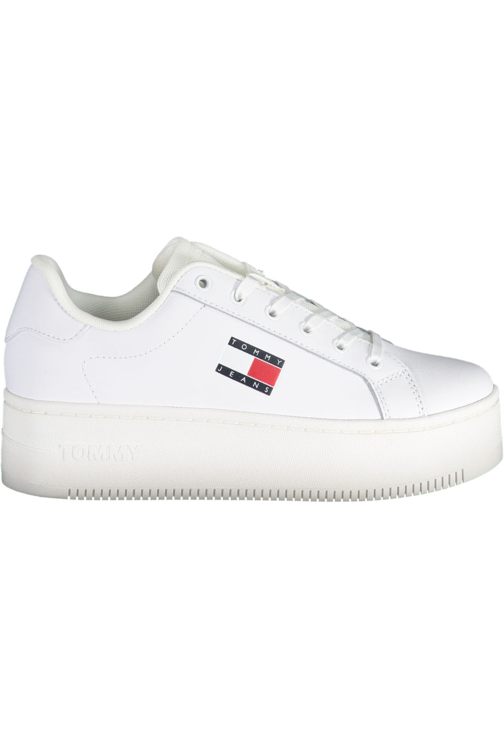TOMMY HILFIGER WHITE WOMEN'S SPORTS SHOES
