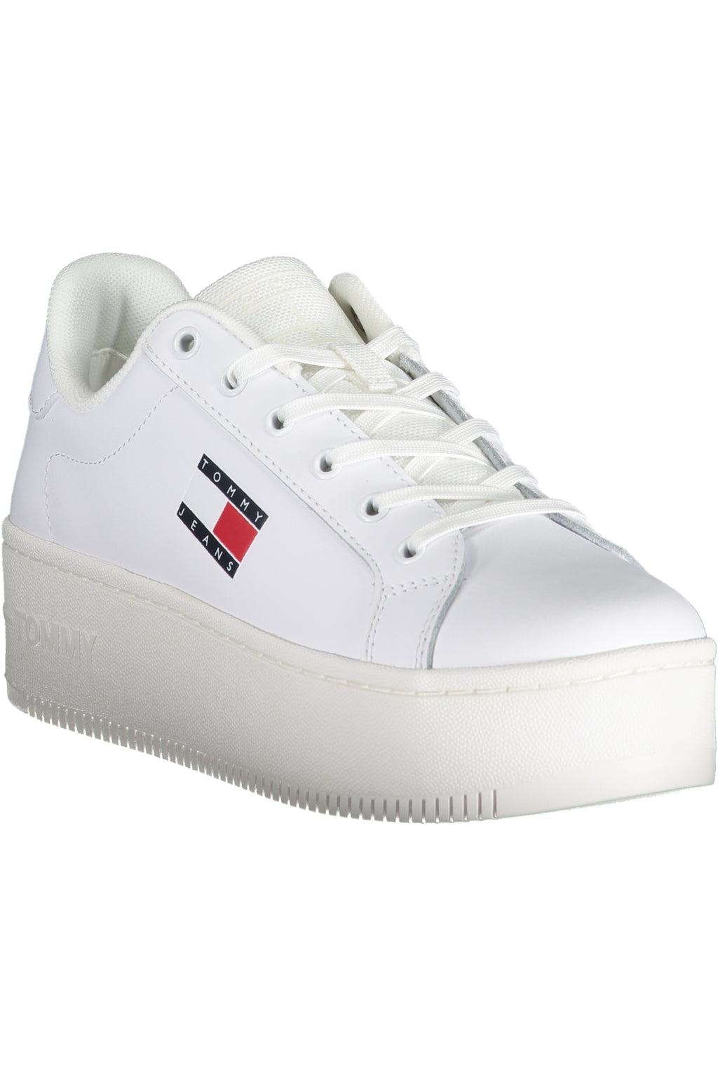 TOMMY HILFIGER WHITE WOMEN'S SPORTS SHOES