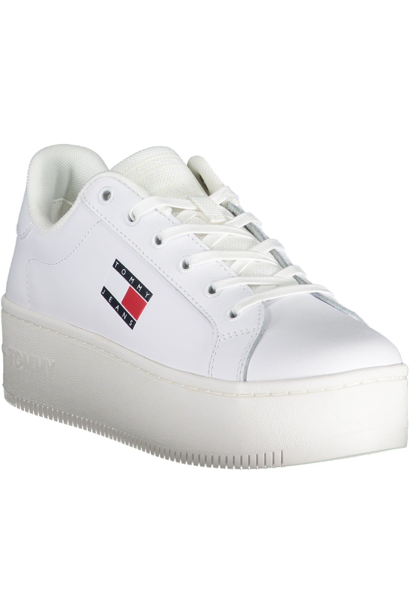 TOMMY HILFIGER WHITE WOMEN'S SPORTS SHOES